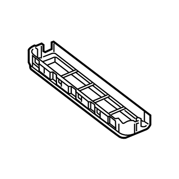 Mercedes-Benz 213-504-00-00 Auxiliary Radiator Lower Support