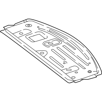 Mercedes-Benz 205-646-02-00 Package Tray