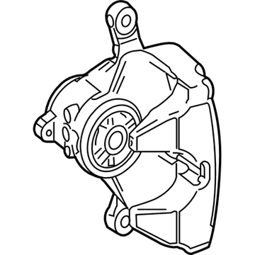 2019 Mercedes-Benz GLC63 AMG Brake Caliper - 000-423-18-00