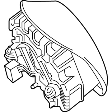 Mercedes-Benz 000-860-13-02-1B55 Driver Inflator Module