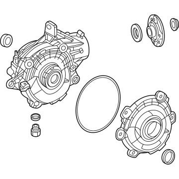 Mercedes-Benz 223-330-22-03 Differential Assembly