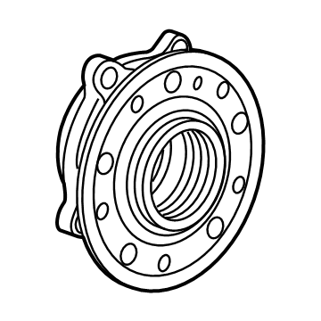 Mercedes-Benz 206-334-05-00 Front Hub & Bearing