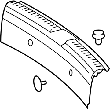 Mercedes-Benz 292-690-00-41-9051 Rear Body Trim