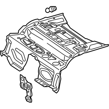 Mercedes-Benz SLK350 Floor Pan - 171-610-07-61