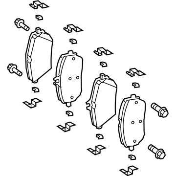 Mercedes-Benz 000-420-23-06 Brake Pads