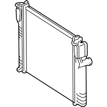 Mercedes-Benz E320 Radiator - 211-500-34-02
