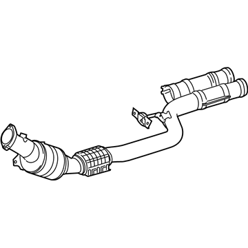 2016 Mercedes-Benz S63 AMG Catalytic Converter - 222-490-03-19