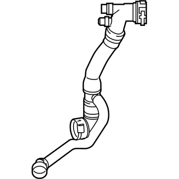 Mercedes-Benz S63 AMG Oil Cooler Hose - 222-501-68-01-64