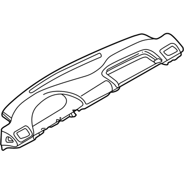 Mercedes-Benz 163-680-38-87-9B96 Upper Panel