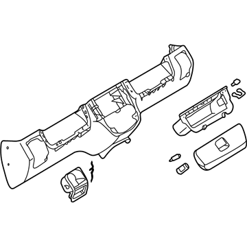 Mercedes-Benz 163-680-33-87-7E33 Lower Panel