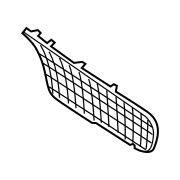 Mercedes-Benz 253-888-99-00 Grille Cover