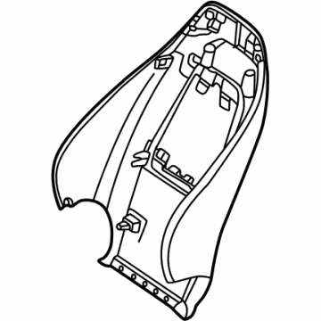 Mercedes-Benz 232-910-84-04-8U04 Seat Back Panel