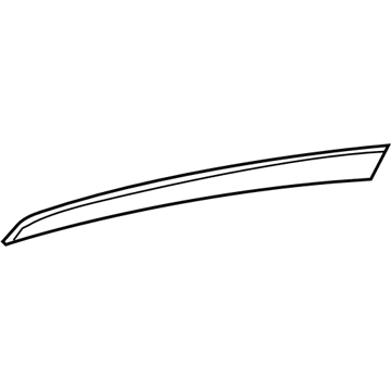 Mercedes-Benz 222-730-00-80 Upper Molding