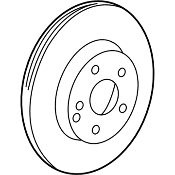 Mercedes-Benz E63 AMG S Brake Disc - 231-421-16-12