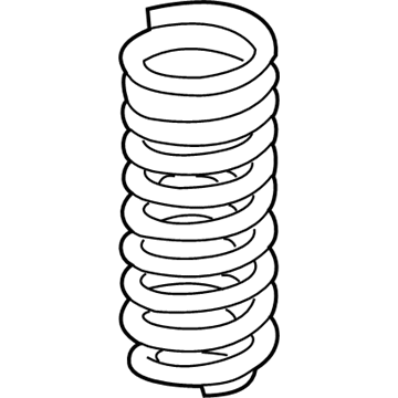 Mercedes-Benz 251-324-01-04 Coil Spring