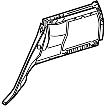 Mercedes-Benz 164-690-04-26-9F07 Side Trim Panel