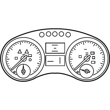 Mercedes-Benz 164-540-92-47 Instrument Cluster