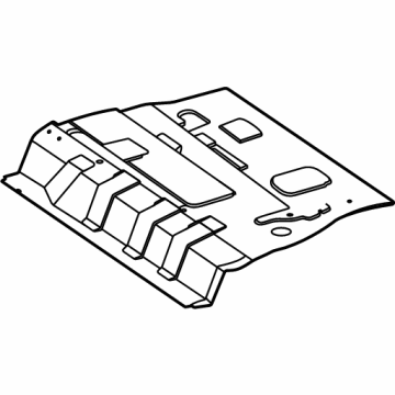 2023 Mercedes-Benz EQS 450 SUV Floor Pan - 296-610-77-02