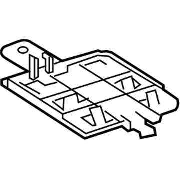 Mercedes-Benz 251-827-23-14 Control Module Bracket