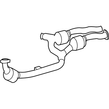 Mercedes-Benz 211-490-45-20-80 Front Pipe