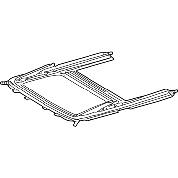 Mercedes-Benz 163-780-00-29 Sunroof Frame