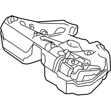 Mercedes-Benz E63 AMG Fuel Tank - 211-470-24-02