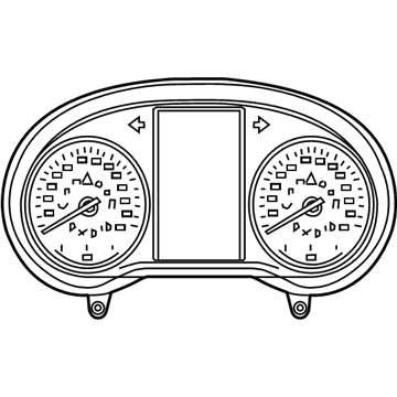 Mercedes-Benz 205-900-44-51 Instrument Cluster