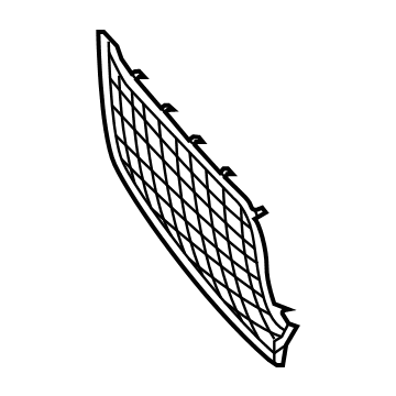 Mercedes-Benz 190-885-11-54 Lower Grille