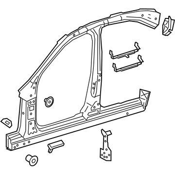 Mercedes-Benz 213-630-47-02 Aperture Reinforcement