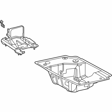 Mercedes-Benz 232-610-55-00 Spare Tire Panel