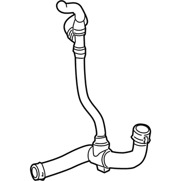 2008 Mercedes-Benz SLK350 Radiator Hose - 171-501-00-82