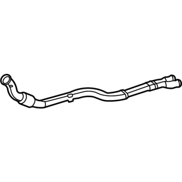 Mercedes-Benz 223-490-67-02 Center Pipe