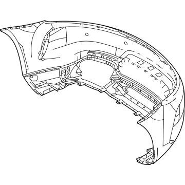 Mercedes-Benz 190-885-44-00 Bumper Cover