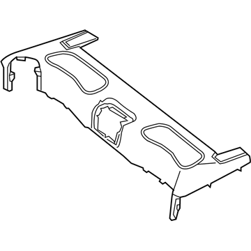 Mercedes-Benz 172-690-38-00-9H23 Upper Trim Panel