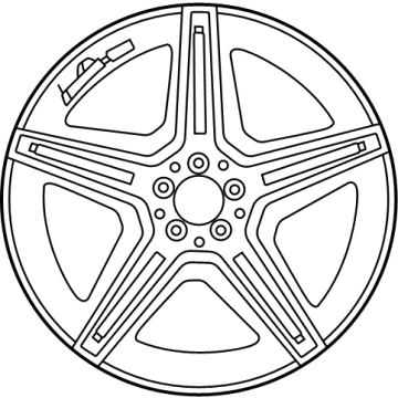 Mercedes-Benz 167-401-73-00-7X23 Wheel, Alloy