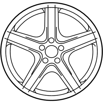 Mercedes-Benz 164-401-43-02-80 Wheel, Alloy