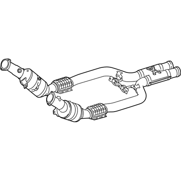 2020 Mercedes-Benz S450 Catalytic Converter - 222-490-69-10