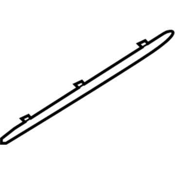 Mercedes-Benz 222-885-11-21 Side Trim