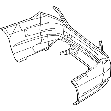 Mercedes-Benz 222-885-01-02-9999 Bumper Cover