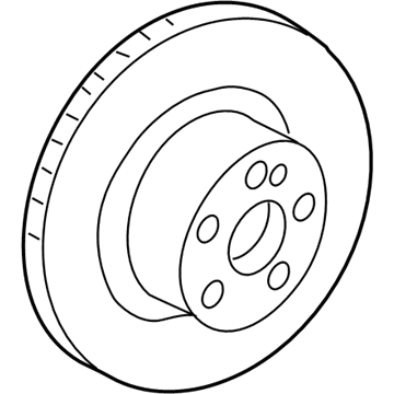 2009 Mercedes-Benz C300 Brake Disc - 204-421-36-12-90