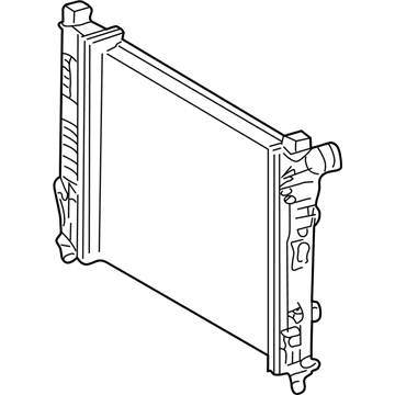 Mercedes-Benz C230 Radiator - 203-500-01-00