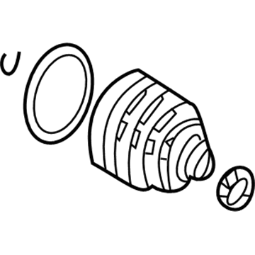 Mercedes-Benz E250 CV Joint Boot - 221-330-02-85