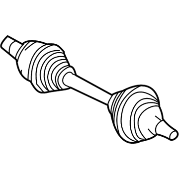 Mercedes-Benz 204-330-52-00-87 Axle Assembly