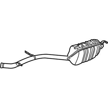 Mercedes-Benz 211-490-35-21 Muffler & Pipe