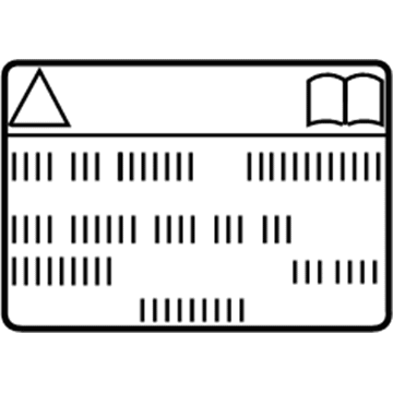 Mercedes-Benz 007-817-51-20 A/C Label