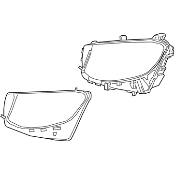 Mercedes-Benz 253-906-13-01 Composite Headlamp