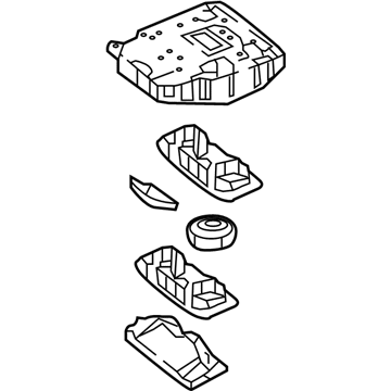 Mercedes-Benz 000-900-62-17-9051 Map Lamp Assembly