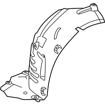 Mercedes-Benz 218-690-01-30 Fender Liner