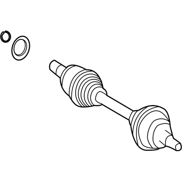 Mercedes-Benz 213-330-48-05 Axle Shaft Assembly