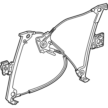 Mercedes-Benz 230-720-04-46 Window Regulator